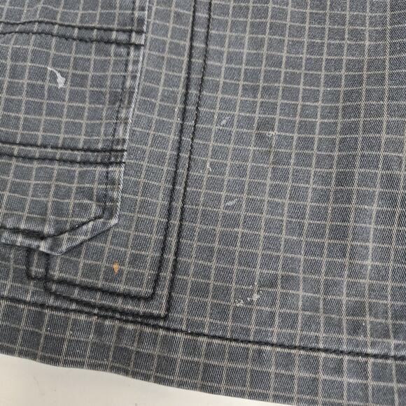 OP Ocean Pacific Y2K Black Red Gray Checkered Cargo Skater Wear Shorts Men's 32 - Picture 5 of 8